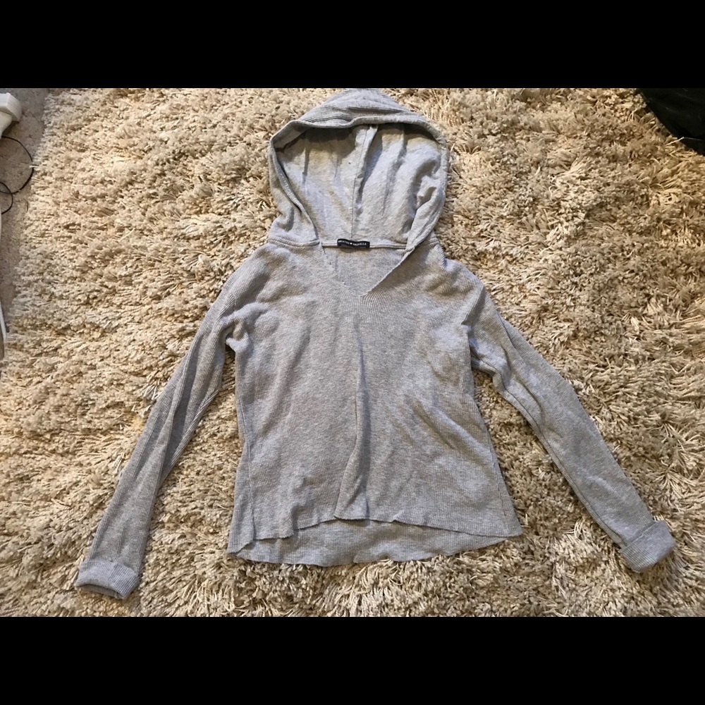 Brandy Melville grey crop sweatshirt